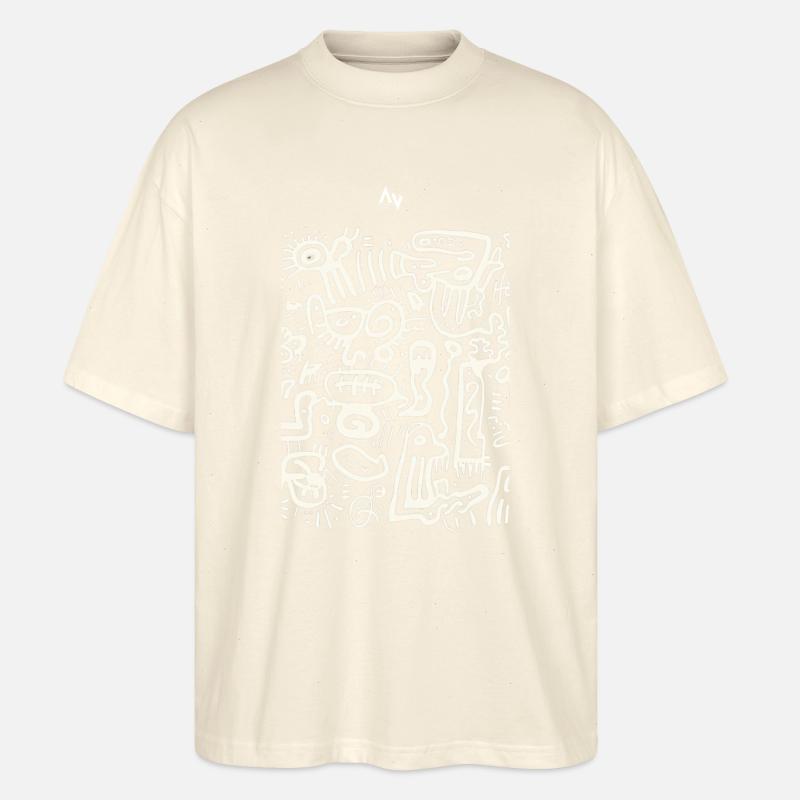 Doodle Dreams - Stanley/Stella Oversized Unisex Bio T-Shirt Blaster 2.0 - Natur