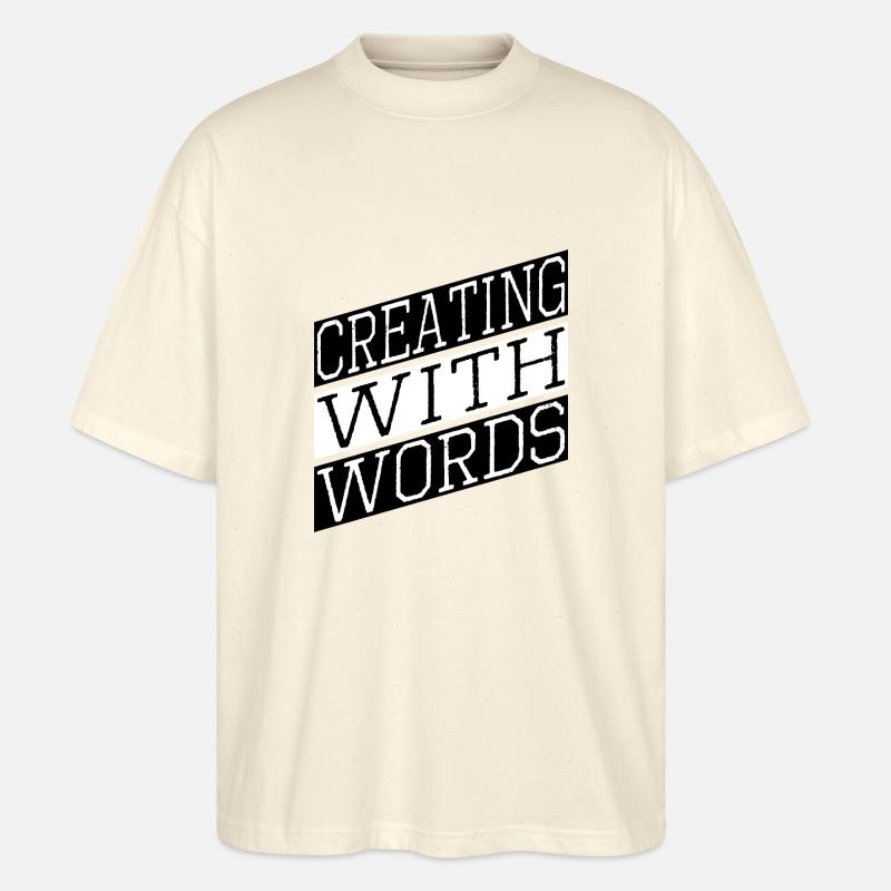 creativity boost creative thinking - Stanley/Stella Oversized Unisex Bio T-Shirt Blaster 2.0 - Natur