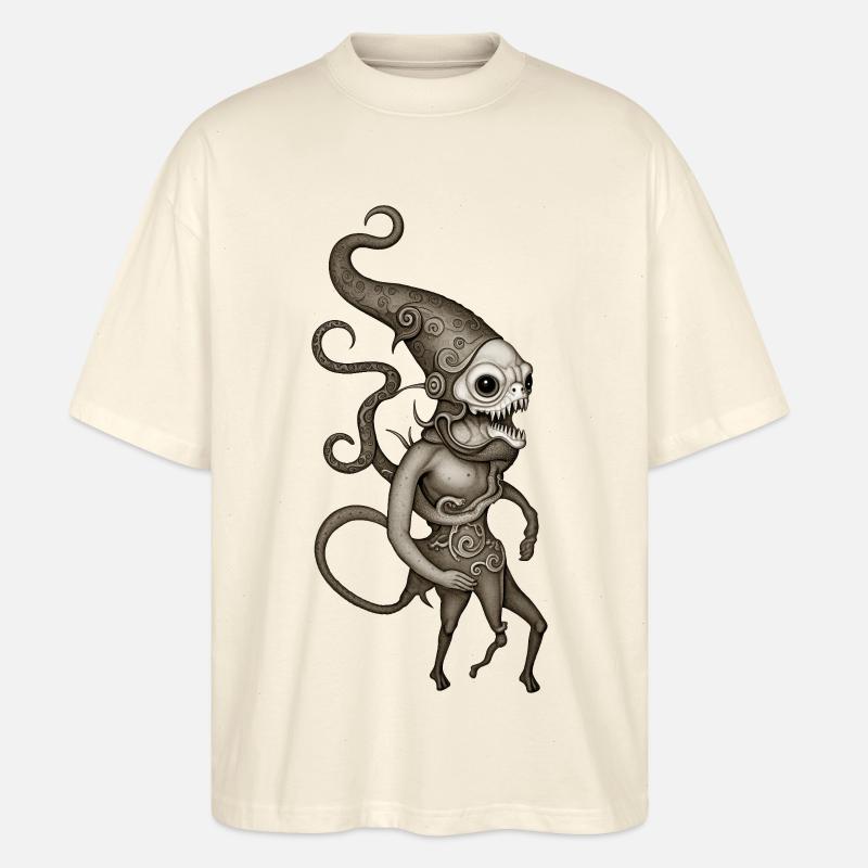 BUG #5 – dunkle Hölle - Stanley/Stella Oversized Unisex Bio T-Shirt Blaster 2.0 - Natur
