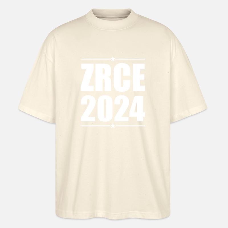 Zrce 2024 - T-shirt bio Blaster 2.0 coupe oversize Stanley/Stella Unisexe - écru doux
