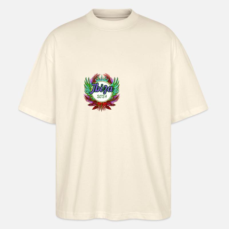 Ibiza 2024 Team - Stanley/Stella Oversized Unisex Bio T-Shirt Blaster 2.0 - Natur