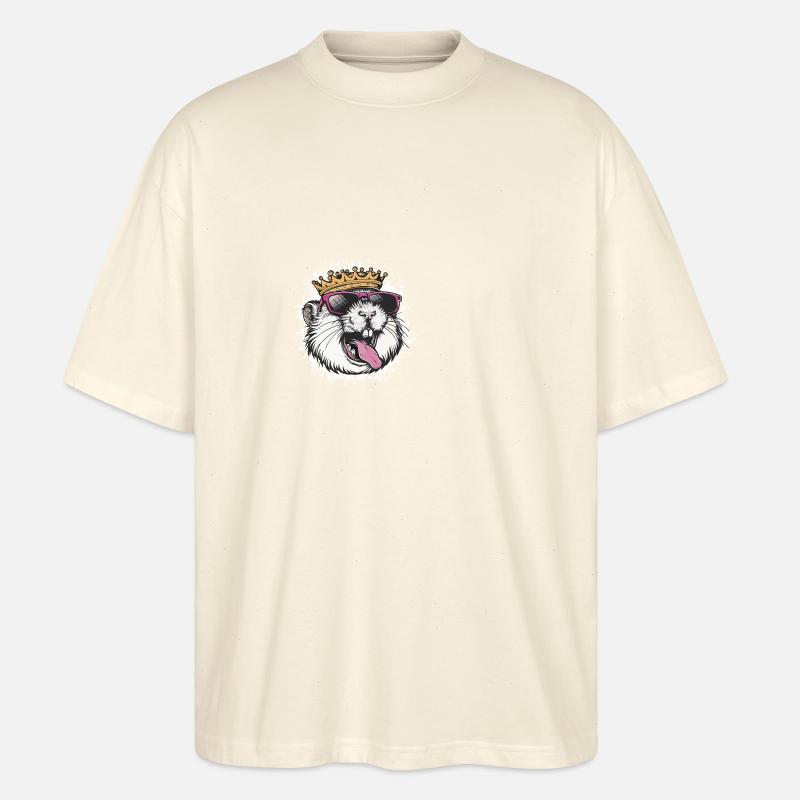 Hamster Comic - Stanley/Stella Oversized Unisex Bio T-Shirt Blaster 2.0 - Natur