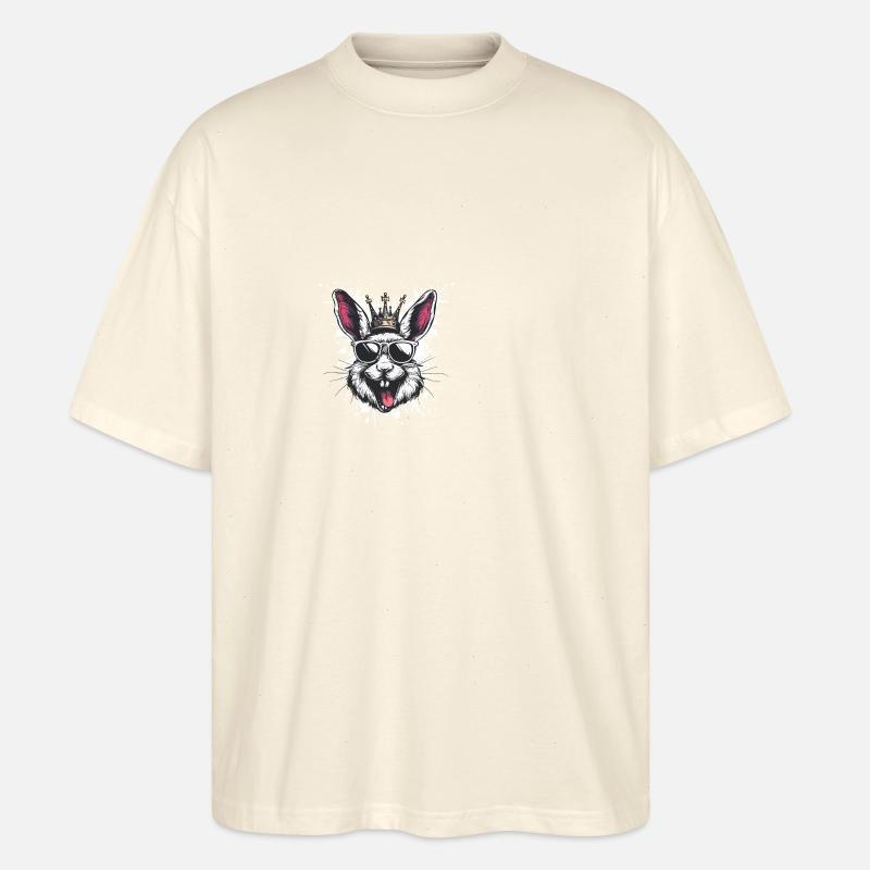 Bande dessinée Bunny - T-shirt bio Blaster 2.0 coupe oversize Stanley/Stella Unisexe - écru doux