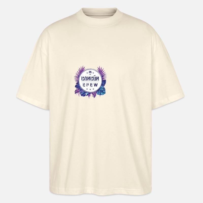 Cancun Crew Bunt - Stanley/Stella Oversized Unisex Bio T-Shirt Blaster 2.0 - Natur
