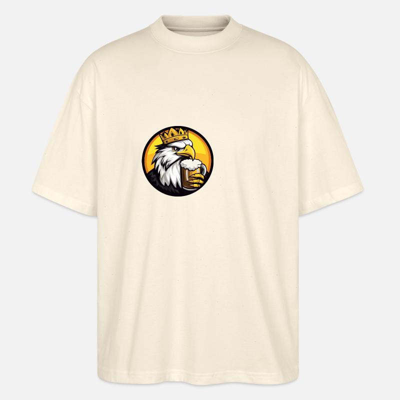 Adler Bier Comic - Stanley/Stella Oversized Unisex Bio T-Shirt Blaster 2.0 - Natur