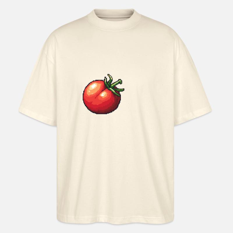 Tomate Pixel Gamer - Stanley/Stella Oversized Unisex Bio T-Shirt Blaster 2.0 - Natur