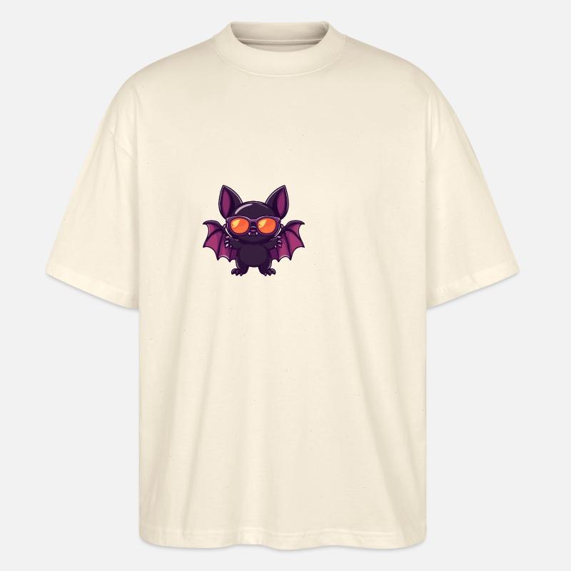 Fledermaus Halloween Cool - Stanley/Stella Oversized Unisex Bio T-Shirt Blaster 2.0 - Natur