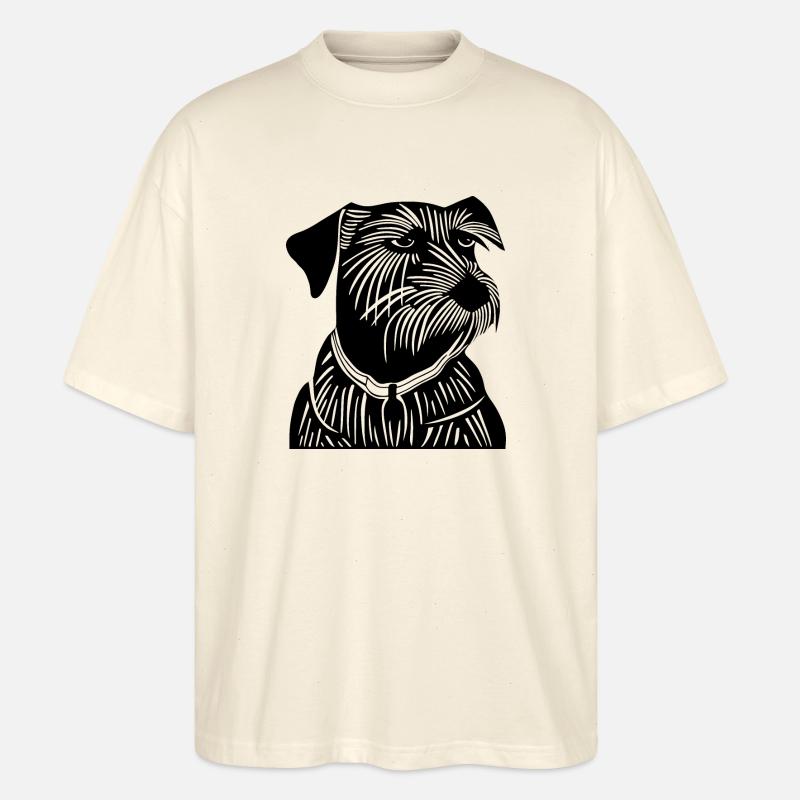 Der noble Terrier - Stanley/Stella Oversized Unisex Bio T-Shirt Blaster 2.0 - Natur