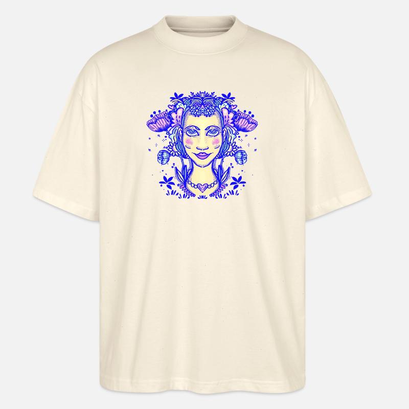 Fräulein Gartenfee - Stanley/Stella Oversized Unisex Bio T-Shirt Blaster 2.0 - Natur