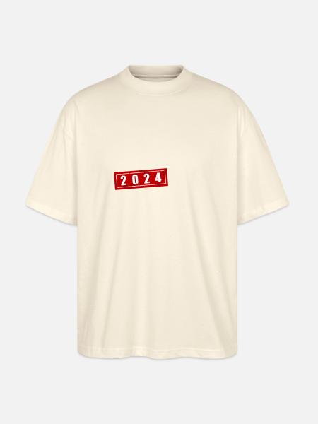 Année 2024 - T-shirt bio Blaster 2.0 coupe oversize Stanley/Stella Unisexe - écru doux