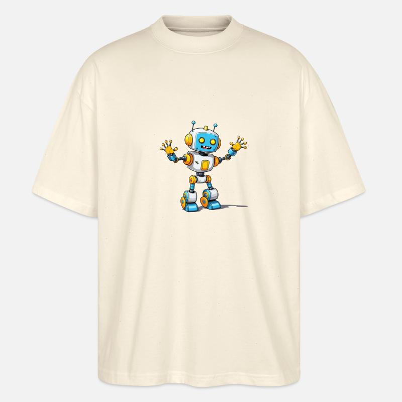 Algorithme de motivation - T-shirt bio Blaster 2.0 coupe oversize Stanley/Stella Unisexe - écru doux