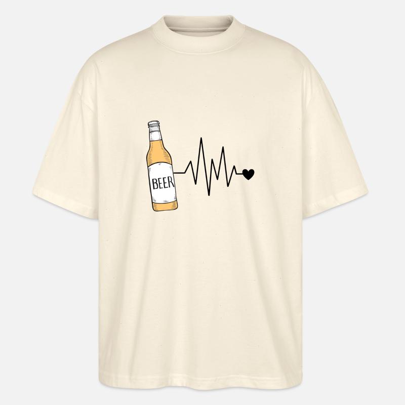 Bier - Stanley/Stella Oversized Unisex Bio T-Shirt Blaster 2.0 - Natur
