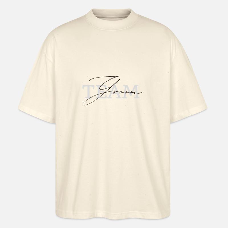 Team Groom - Stanley/Stella Oversized Unisex Bio T-Shirt Blaster 2.0 - Natur