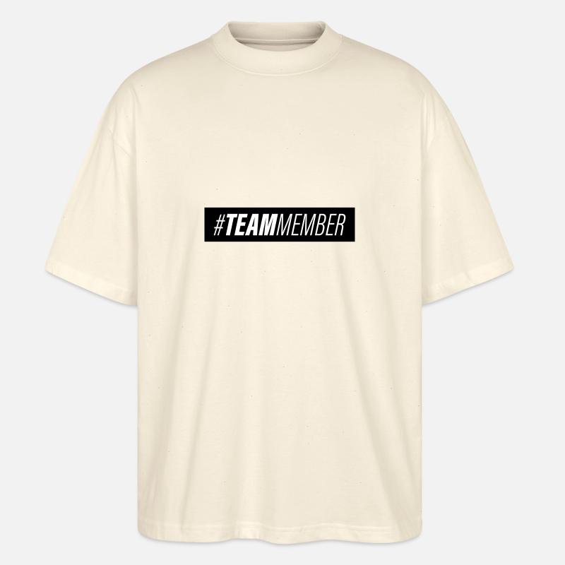 Icône de l’équipe - T-shirt bio Blaster 2.0 coupe oversize Stanley/Stella Unisexe - écru doux