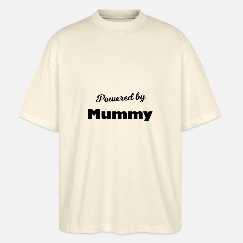 Powered by Mama - Stanley/Stella Oversized Unisex Bio T-Shirt Blaster 2.0 - Natur