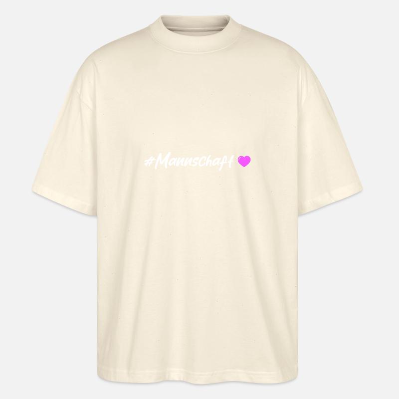 Cœur d’équipe - T-shirt bio Blaster 2.0 coupe oversize Stanley/Stella Unisexe - écru doux