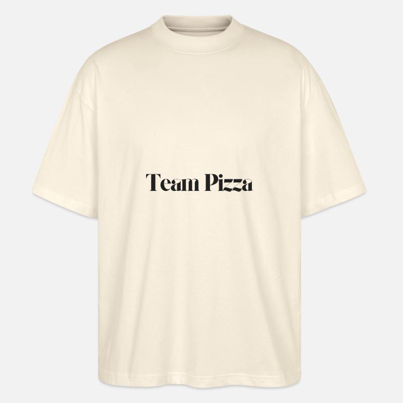 Team Pizza - Stanley/Stella Oversized Unisex Bio T-Shirt Blaster 2.0 - Natur