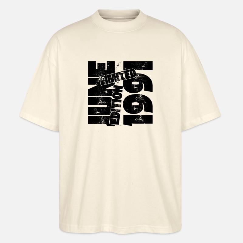 JUIN 1991 LIMITED EDITION - T-shirt bio Blaster 2.0 coupe oversize Stanley/Stella Unisexe - écru doux