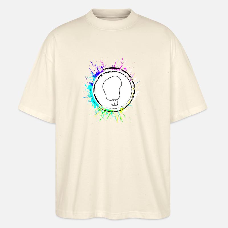 Abzeichen Icon symbol - Stanley/Stella Oversized Unisex Bio T-Shirt Blaster 2.0 - Natur