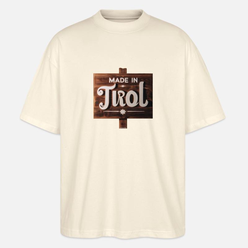Made in Tirol - Stanley/Stella Oversized Unisex Bio T-Shirt Blaster 2.0 - Natur