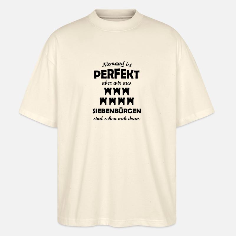 Die Siebenbürger Sachsen - Stanley/Stella Oversized Unisex Bio T-Shirt Blaster 2.0 - Natur