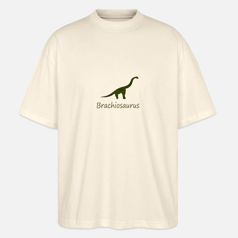 Brachiosaurus - Stanley/Stella Oversized Unisex Bio T-Shirt Blaster 2.0 - Natur