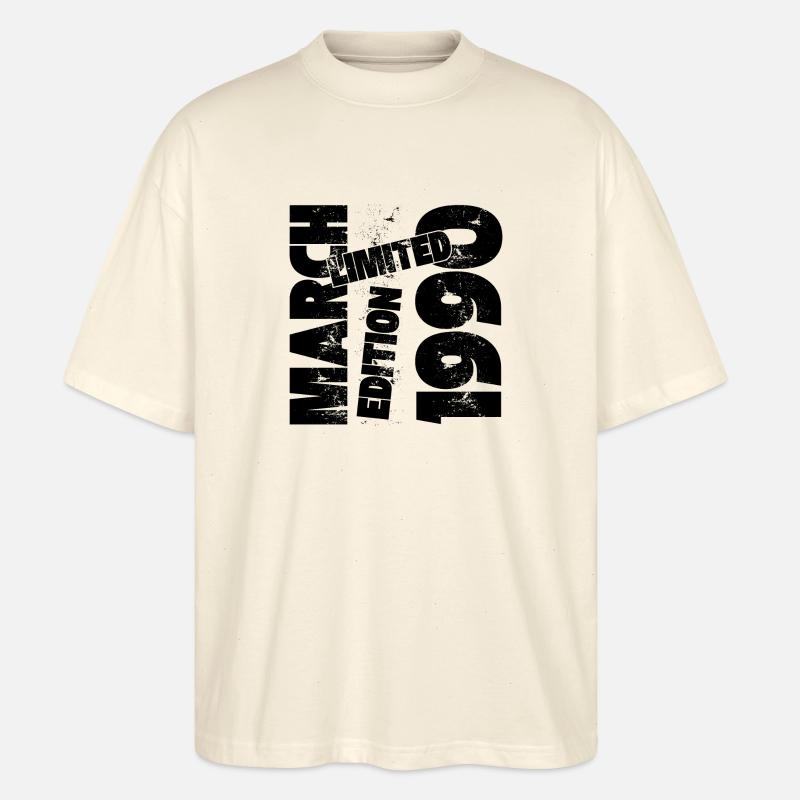 MARS LIMITED EDITION 1990 - T-shirt bio Blaster 2.0 coupe oversize Stanley/Stella Unisexe - écru doux