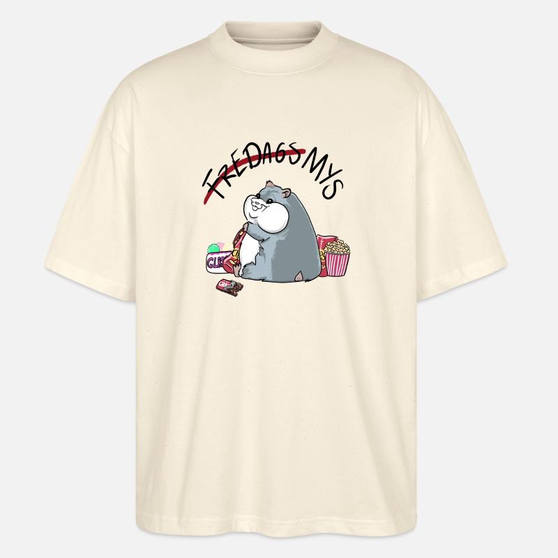 Confort du vendredi - T-shirt bio Blaster 2.0 coupe oversize Stanley/Stella Unisexe - écru doux