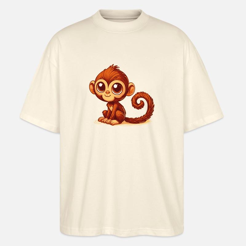 Affe - Stanley/Stella Oversized Unisex Bio T-Shirt Blaster 2.0 - Natur