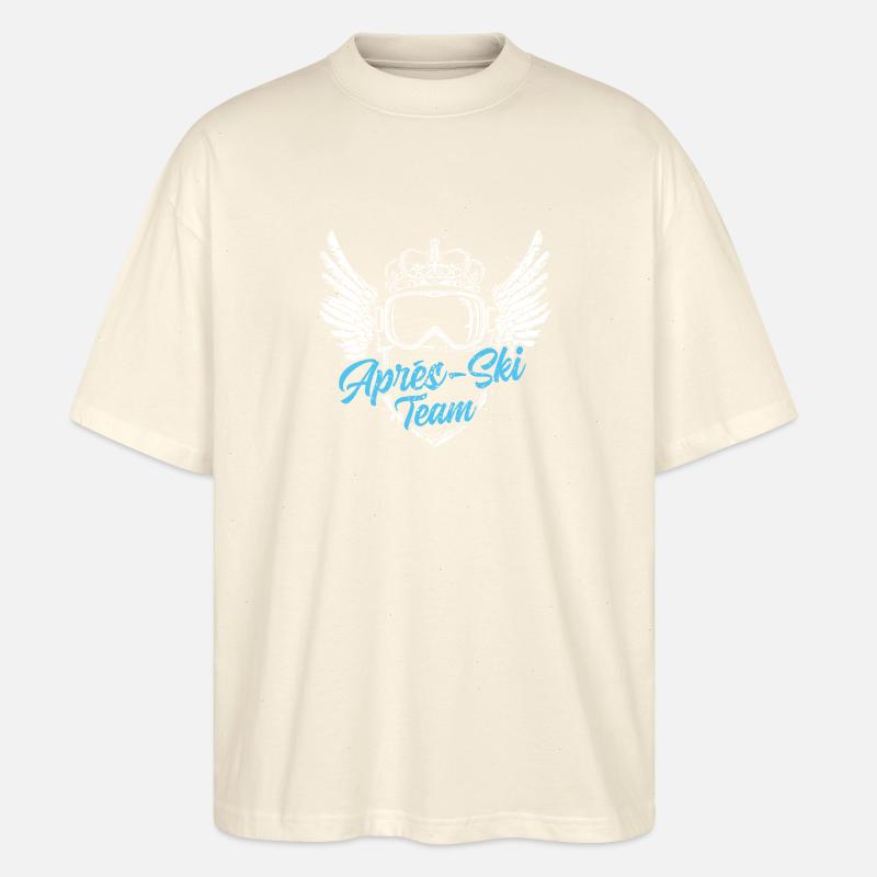 Apres Ski Team - Stanley/Stella Oversized Unisex Bio T-Shirt Blaster 2.0 - Natur