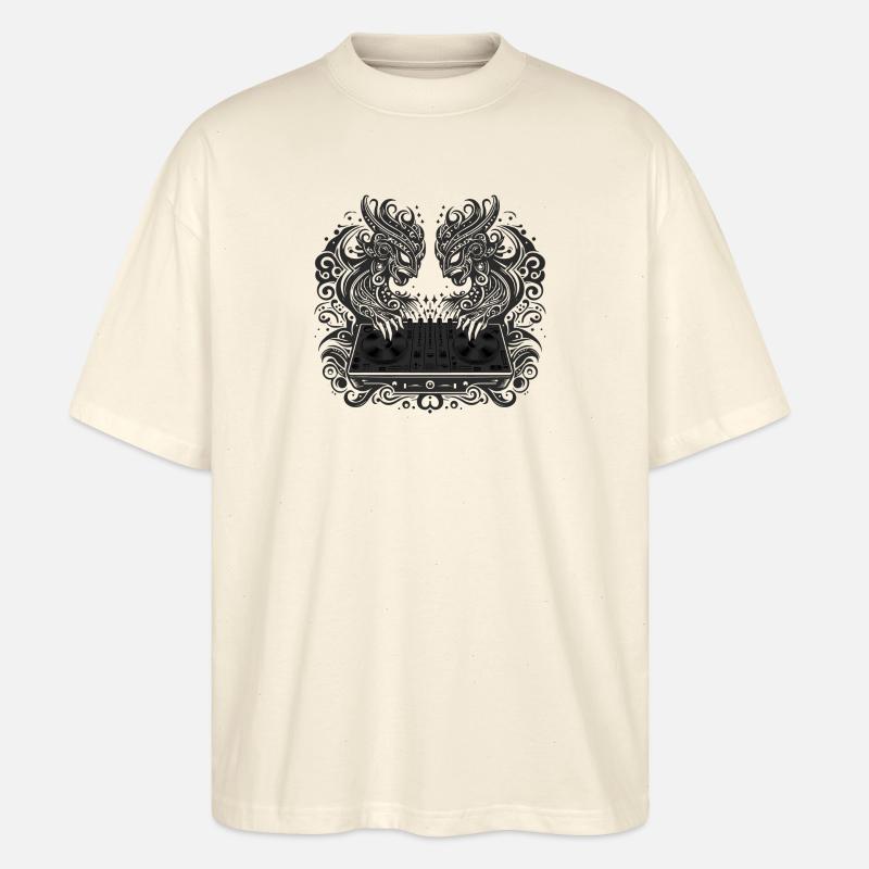 DJ-Abend - Stanley/Stella Oversized Unisex Bio T-Shirt Blaster 2.0 - Natur