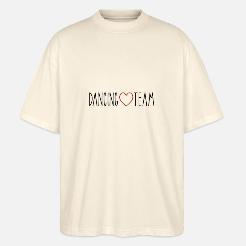 Dancing Team Herz - Stanley/Stella Oversized Unisex Bio T-Shirt Blaster 2.0 - Natur