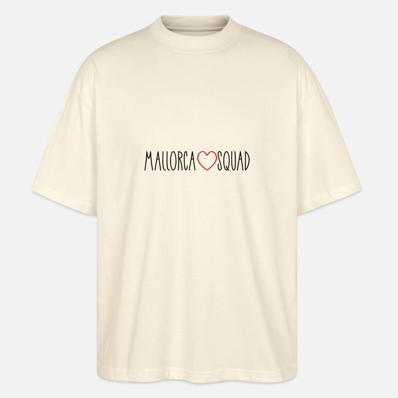 Mallorca Squad Herz - Stanley/Stella Oversized Unisex Bio T-Shirt Blaster 2.0 - Natur