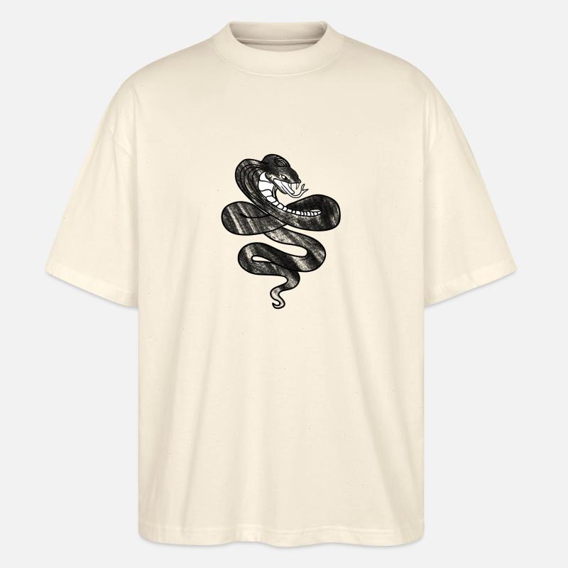 Cobra - Stanley/Stella Oversized Unisex Bio T-Shirt Blaster 2.0 - Natur