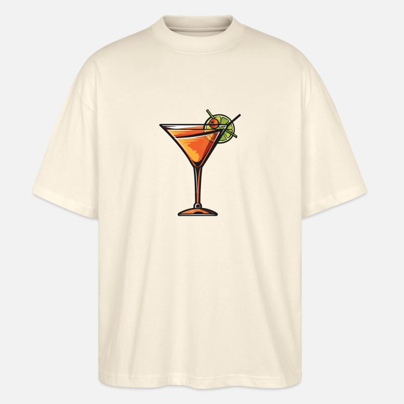 Limonade Drink - Stanley/Stella Oversized Unisex Bio T-Shirt Blaster 2.0 - Natur