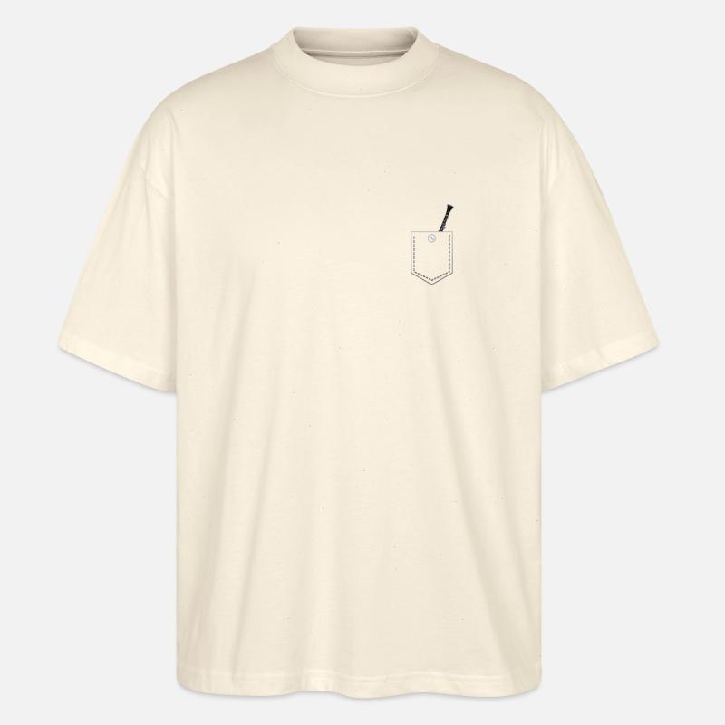 Klarinette - Stanley/Stella Oversized Unisex Bio T-Shirt Blaster 2.0 - Natur