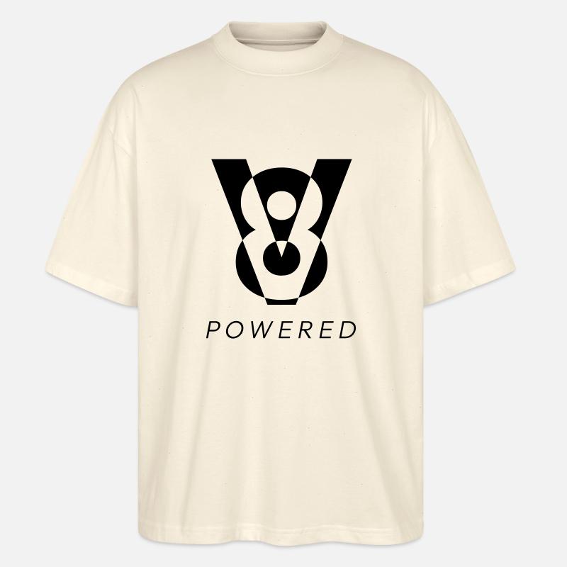 Propulsé par un V8 - T-shirt bio Blaster 2.0 coupe oversize Stanley/Stella Unisexe - écru doux