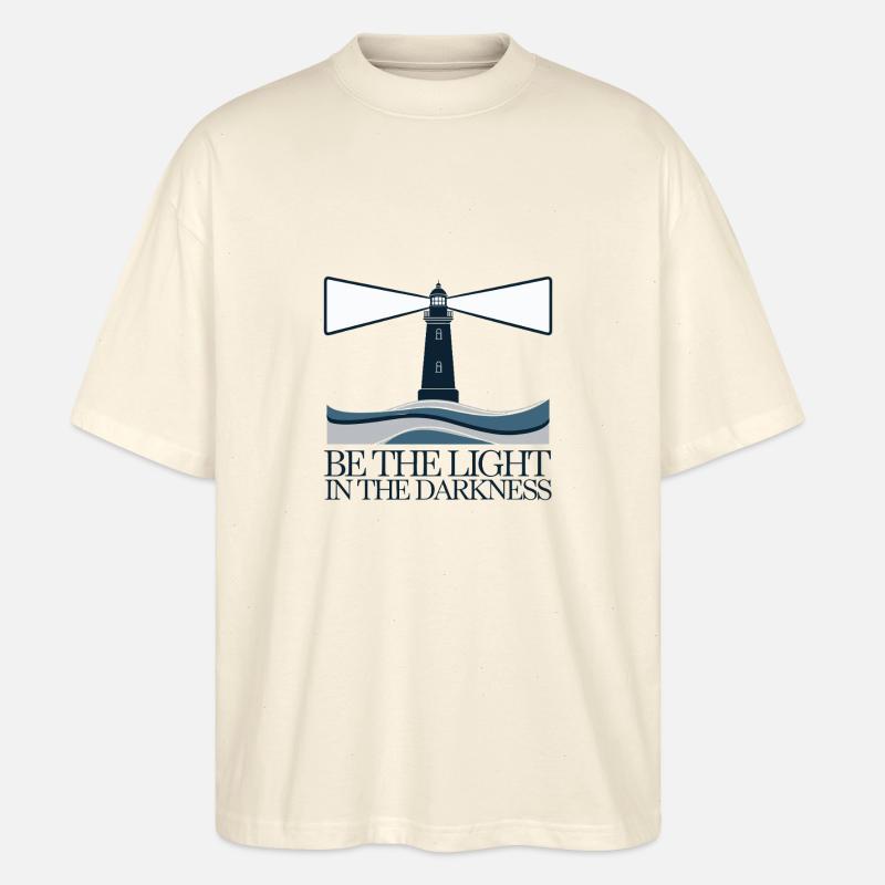 LEUCHTTÜRME - Stanley/Stella Oversized Unisex Bio T-Shirt Blaster 2.0 - Natur