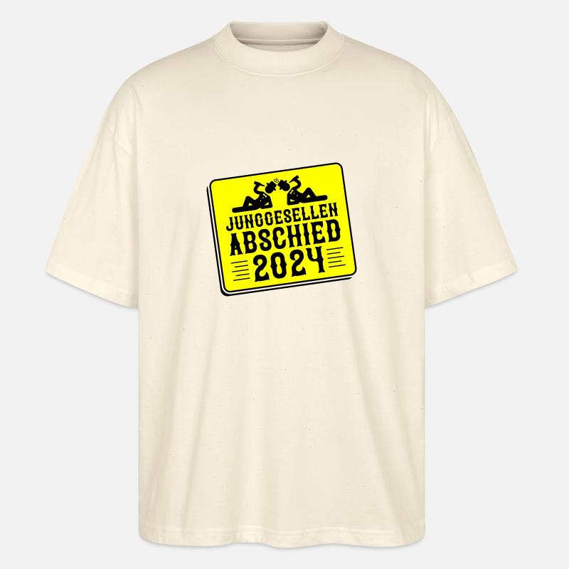 Junggesellen Abschied 2024 - Stanley/Stella Oversized Unisex Bio T-Shirt Blaster 2.0 - Natur