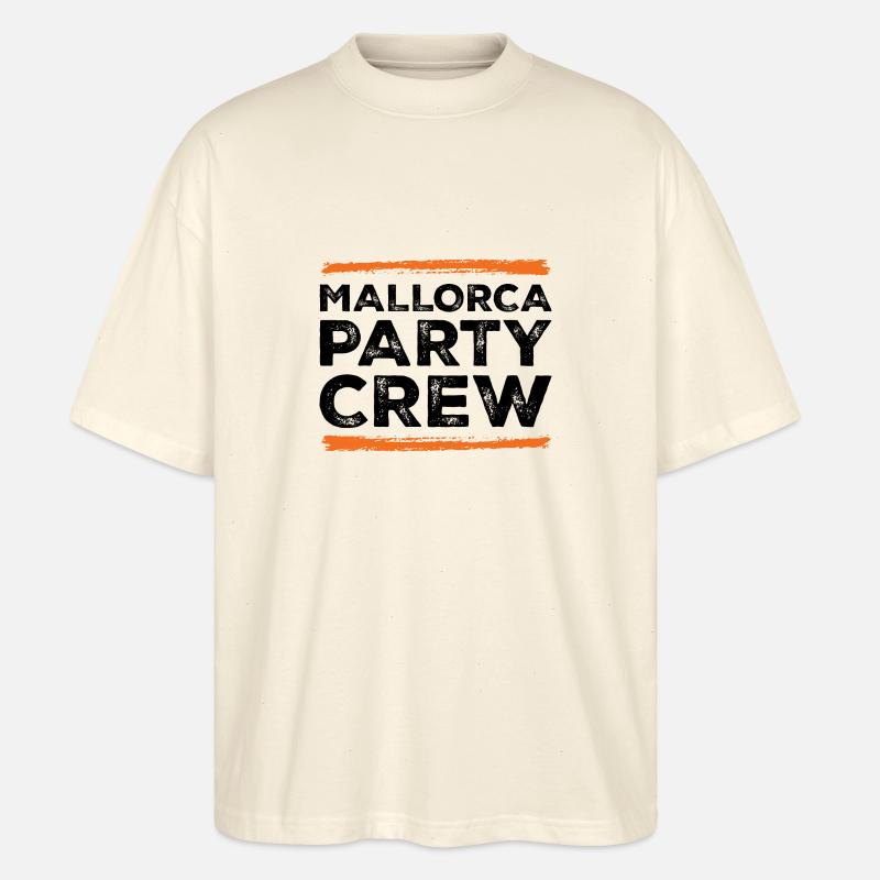 Mallorca Party Crew - Stanley/Stella Oversized Unisex Bio T-Shirt Blaster 2.0 - Natur