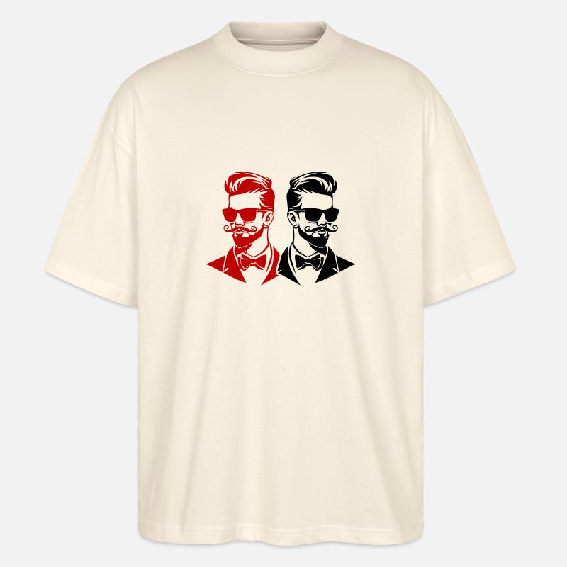 Équipe de marié de célibataire - T-shirt bio Blaster 2.0 coupe oversize Stanley/Stella Unisexe - écru doux