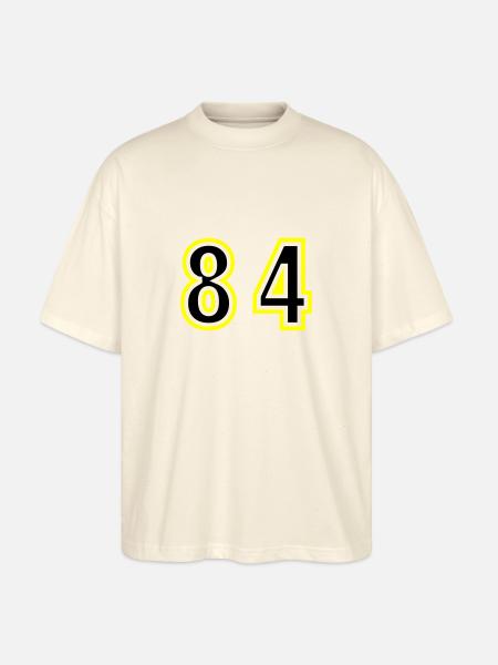 84 Number College - Stanley/Stella Oversized Unisex Organic T-shirt Blaster 2.0 - soft Ecru