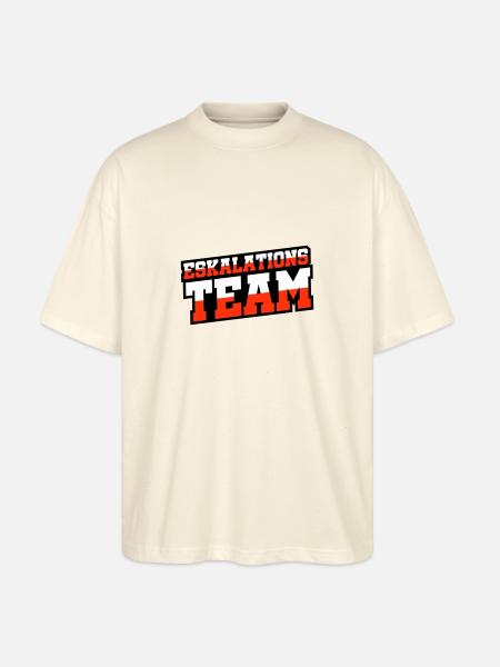Eskalations Team - Stanley/Stella Oversized Unisex Bio T-Shirt Blaster 2.0 - Natur