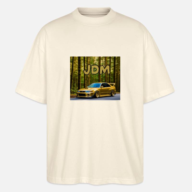 JDM Car - Stanley/Stella Oversized Unisex Bio T-Shirt Blaster 2.0 - Natur