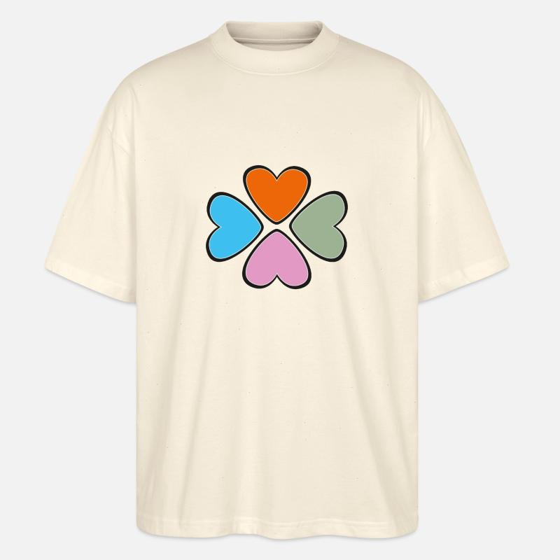Herzensbrecher oder ewige Liebe? - Stanley/Stella Oversized Unisex Bio T-Shirt Blaster 2.0 - Natur