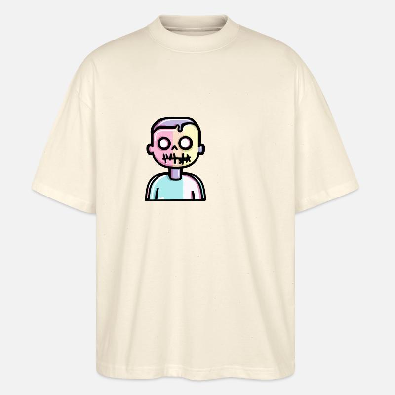 Zombie Halloween Comic - Stanley/Stella Oversized Unisex Bio T-Shirt Blaster 2.0 - Natur