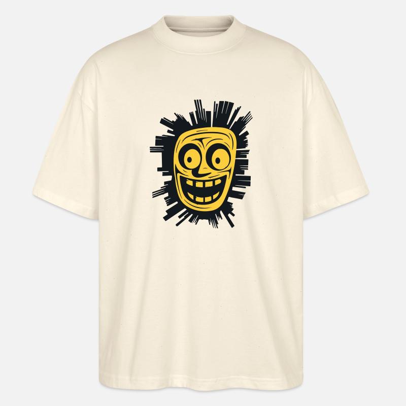 Überschwängliche Freude - Stanley/Stella Oversized Unisex Bio T-Shirt Blaster 2.0 - Natur