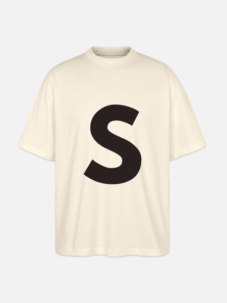 S - Stanley/Stella Oversized Unisex Bio T-Shirt Blaster 2.0 - Natur