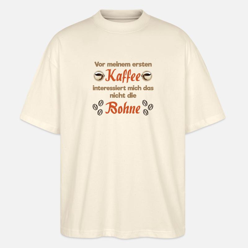 Kaffee Bohne - Stanley/Stella Oversized Unisex Bio T-Shirt Blaster 2.0 - Natur