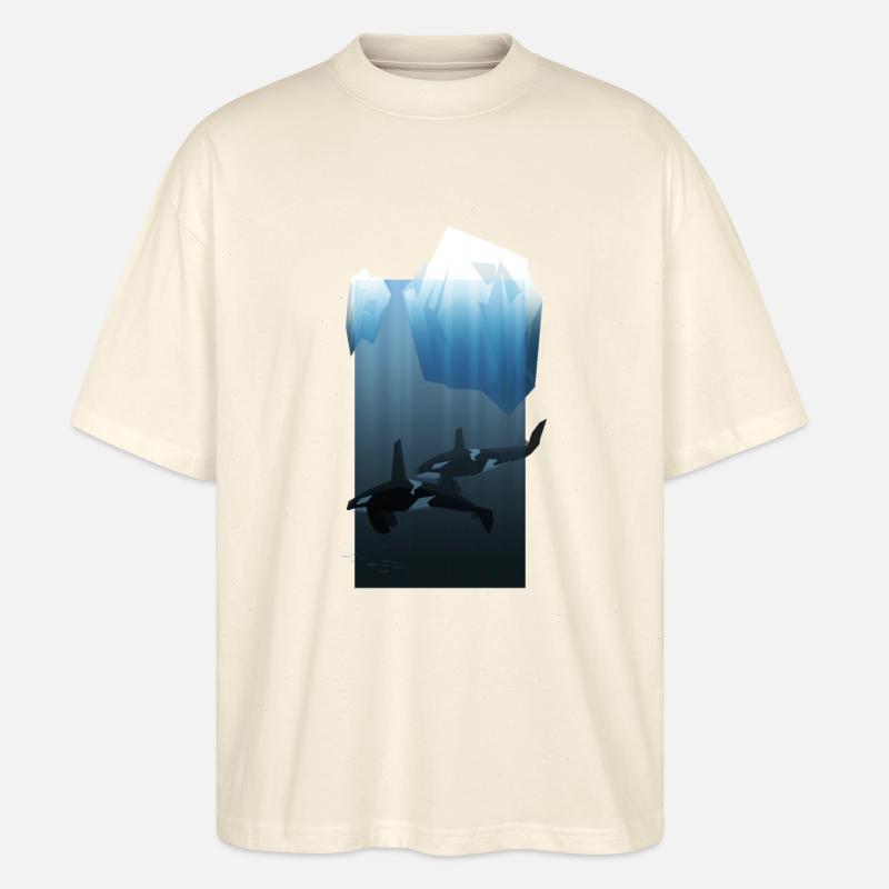 Schwertwal - Stanley/Stella Oversized Unisex Bio T-Shirt Blaster 2.0 - Natur